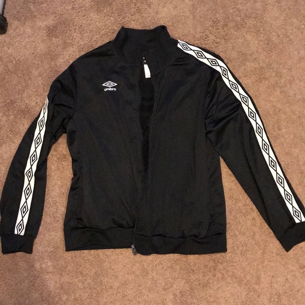 Mens black XL umbro zip up jacket